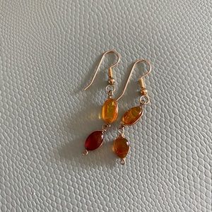 Gorgeous Amber Dangle Earrings